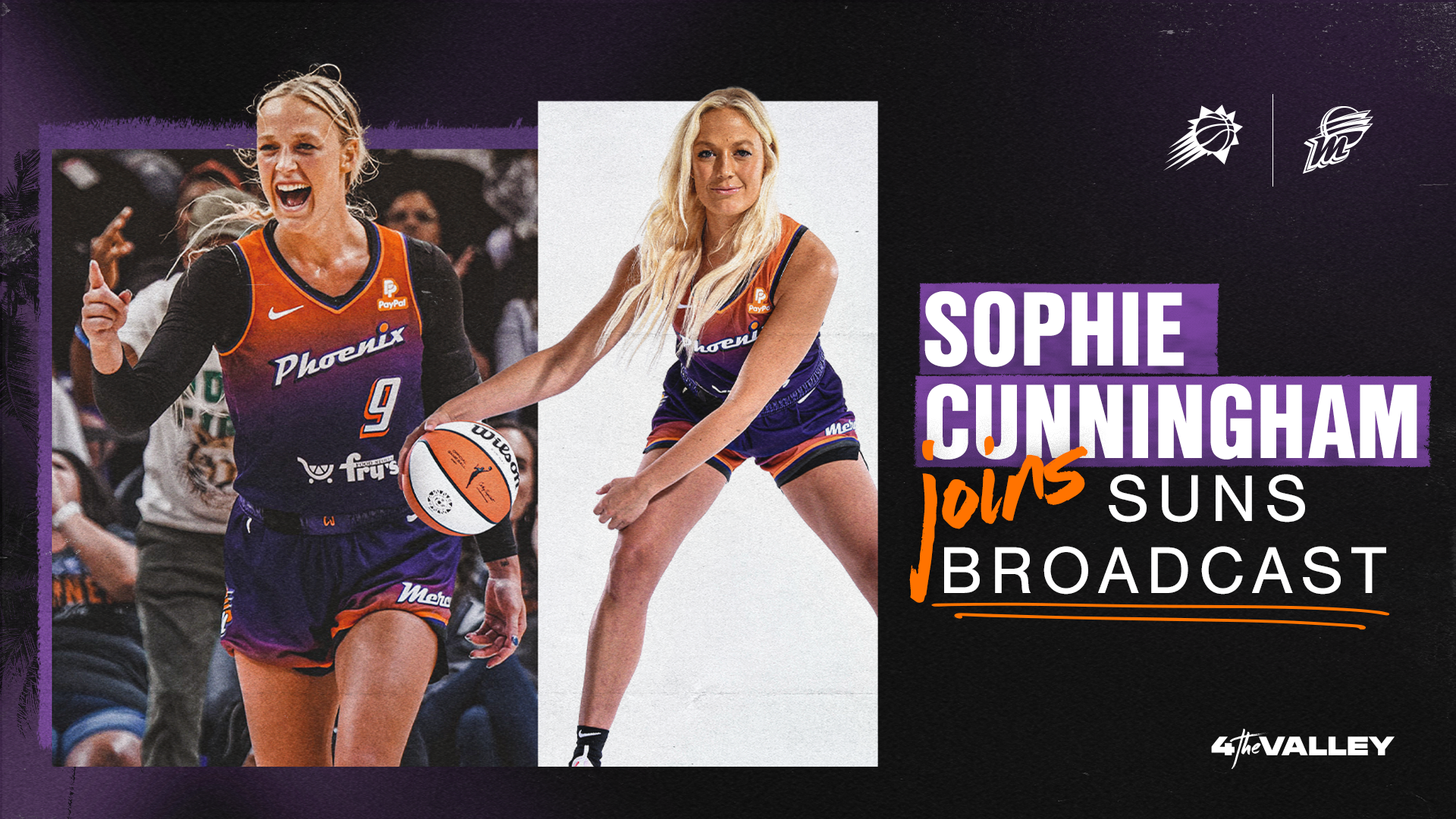 PHOENIX MERCURY GUARD SOPHIE CUNNINGHAM TO JOIN SUNS BROADCAST TEAM AS GUEST ANALYST